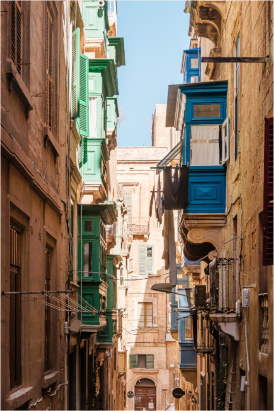 Main image Streets of Valletta Malta