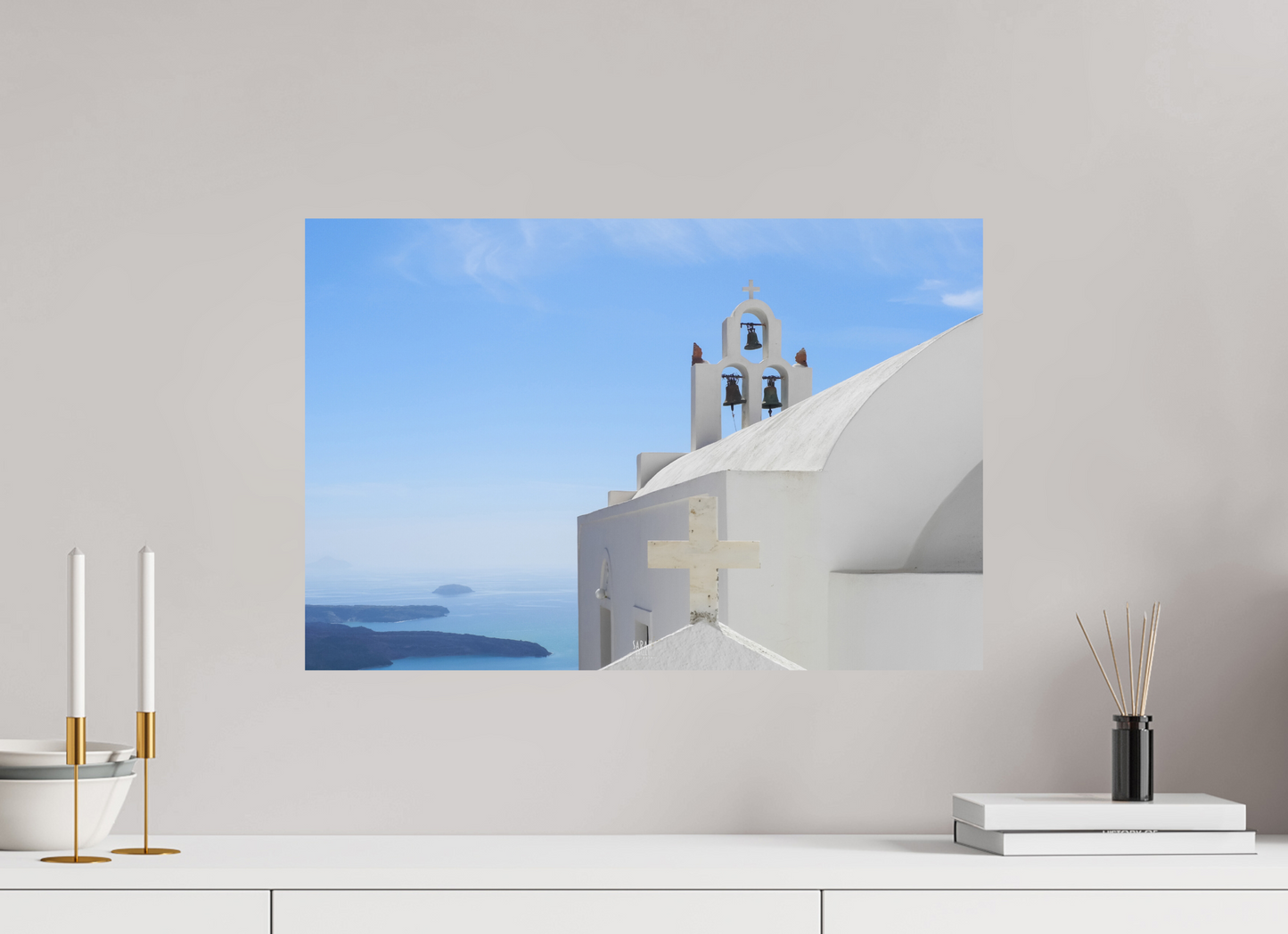 Santorin Bleu et Blanc