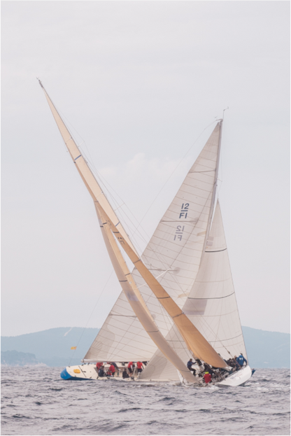 Sarah Varlet - Photo Affiche Poster - Décoration - Sailing photographie - bateau 12MJI - France French Kiss