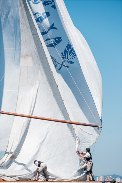 Sarah Varlet - Photo Affiche Poster - Décoration - Sailing photographie - bateau 12MJI 