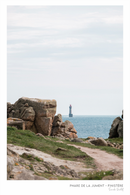 Photographie Décoration Sarah Varlet Phare de la Jument Ouessant Finistère Bretagne Mer d'Iroise