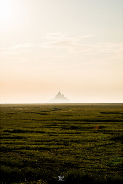 Photographie Mont Saint Michel coucher de soleil  Sarah Varlet 