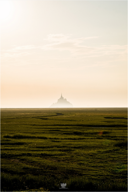 Photographie Mont Saint Michel coucher de soleil  Sarah Varlet 