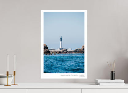 Photographie Décoration Sarah Varlet Grand Phare de l'ile de sein Finistère Bretagne