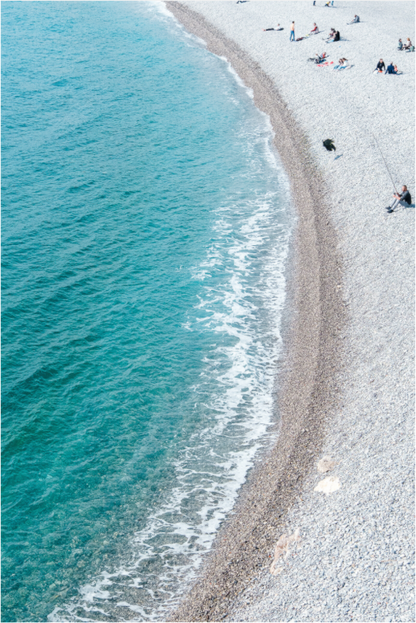 Photo de plage à Nice sous le soleil Tirage Photo Sarah Varlet