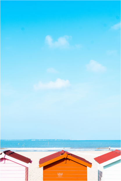 Photographie cabanon de plage vendée Sarah Varlet 