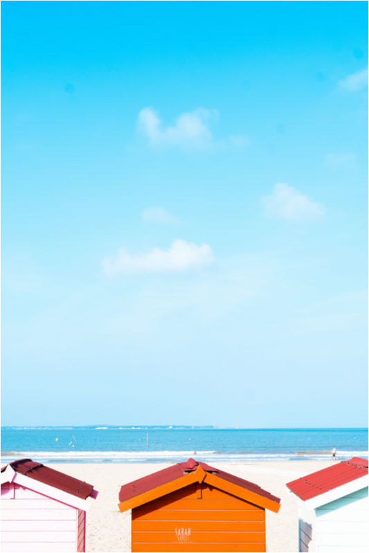Photographie cabanon de plage vendée Sarah Varlet 