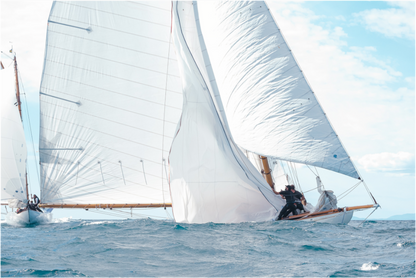Sarah Varlet - Photo Affiche Poster - Décoration - Sailing photographie - bateau  Régates Royales Cannes Classic Yacht