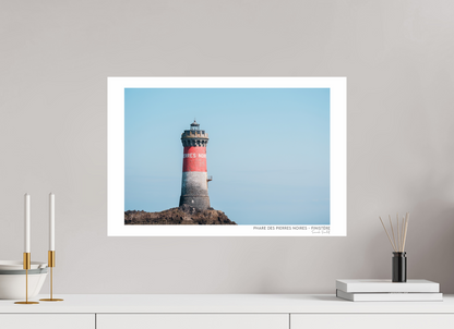 Photographie Décoration Sarah Varlet Phare des Pierres Noires Mer d'Iroise Finistère Bretagne Le Conquet