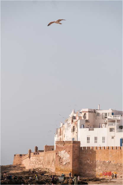 Photographe Sarah Varlet Décoration Print Affiche Poster Essaouira Maroc Coucher de soleil Medina Remparts