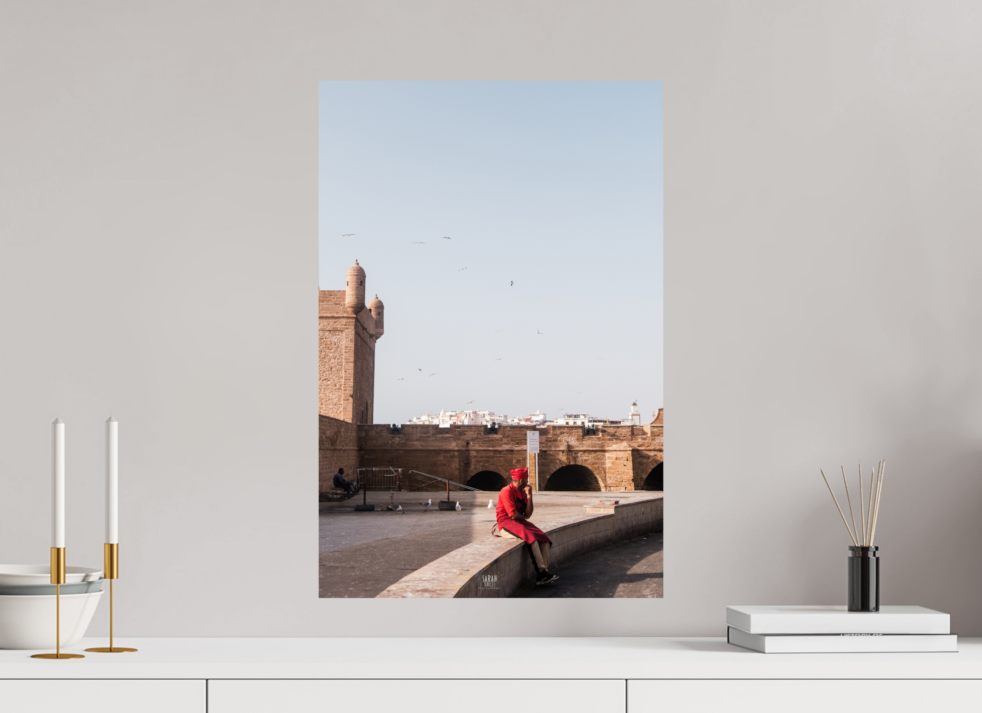 Photographe Sarah Varlet Décoration Print Affiche Poster Essaouira Maroc Coucher de soleil