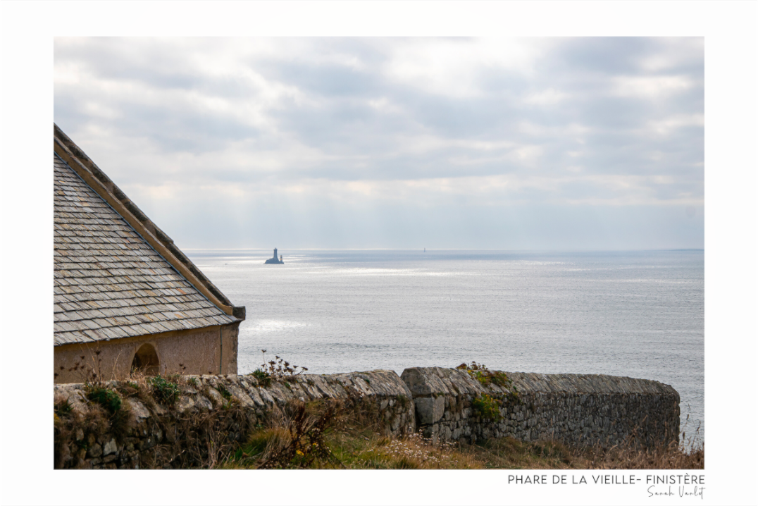 Photographie Décoration Sarah Varlet Phare de la Vieille Pointe du Raz Mer d'Iroise Finistère Bretagne