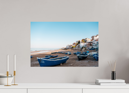 Sarah Varlet - Photo Affiche Poster - Décoration - Maroc - Voyage - Taghazout - Barque - Plage