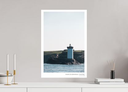 Photographie Décoration Sarah Varlet Phare de Kermorvan Finistère Bretagne Mer d'Iroise Le Conquet