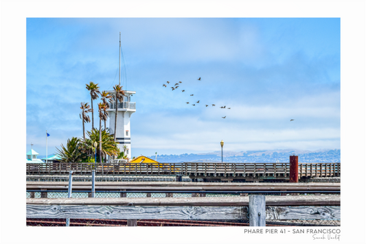 Photographie Décoration Sarah Varlet Phare Pier 41 San Francisco Californie USA