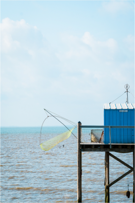 Photographie cabanon carrelet Talmont sur Gironde Sarah Varlet 