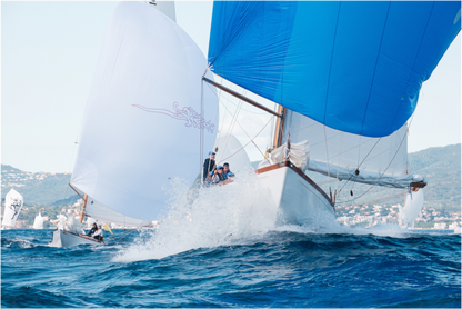 Sarah Varlet - Photo Affiche Poster - Décoration - Sailing photographie - bateau Régates Royales de Cannes Classic Yacht