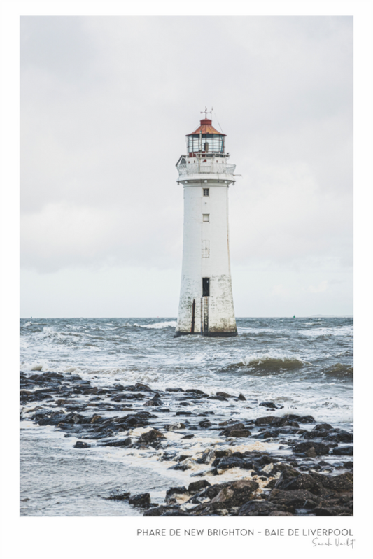 Photographie Décoration Sarah Varlet Phare de New Brighton Baie de Liverpool Royaume Uni
