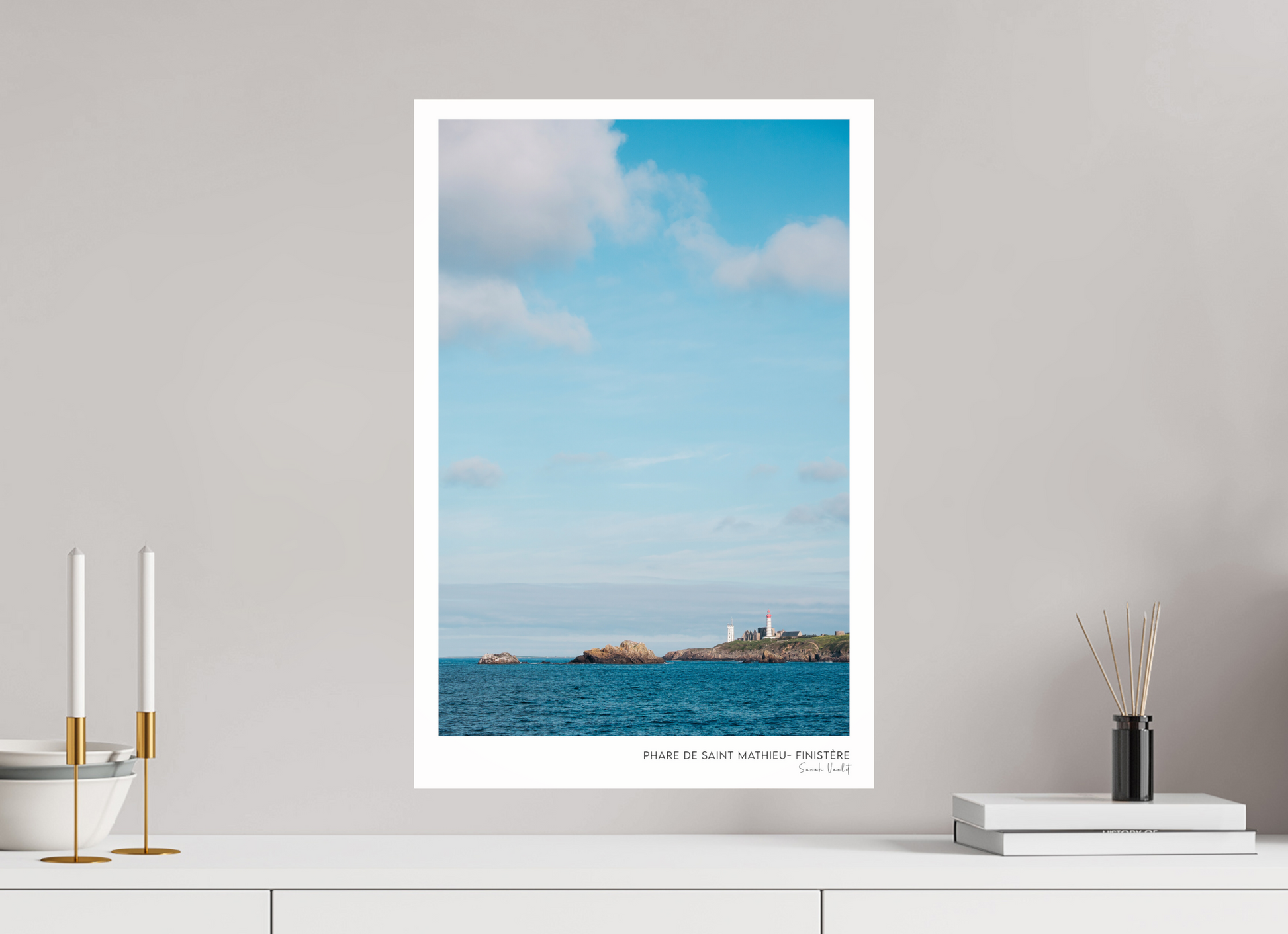 Photographie Décoration Sarah Varlet Phare de Saint Mathieu Finistère Bretagne