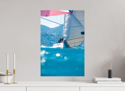 Sarah Varlet - Photo Affiche Poster - Décoration - Sailing photographie - bateau 12MJI - Régates Royales de Cannes