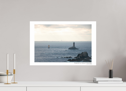 Photographie Décoration Sarah Varlet Phare de la Vieille Pointe du Raz Mer d'Iroise Finistère Bretagne