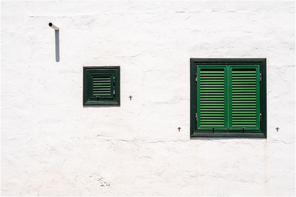 Sarah Varlet - Photo Affiche Poster - Décoration - Voyage - Lanzarote - Architecture - Minimalisme - blanc vert