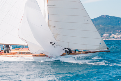 Sarah Varlet - Photo Affiche Poster - Décoration - Sailing photographie - bateau  Classic Yacht Régates Royales de Cannes