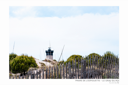 Photographie Décoration Sarah Varlet Phare de l'Espiguette - Le Grau du Roi Camargue