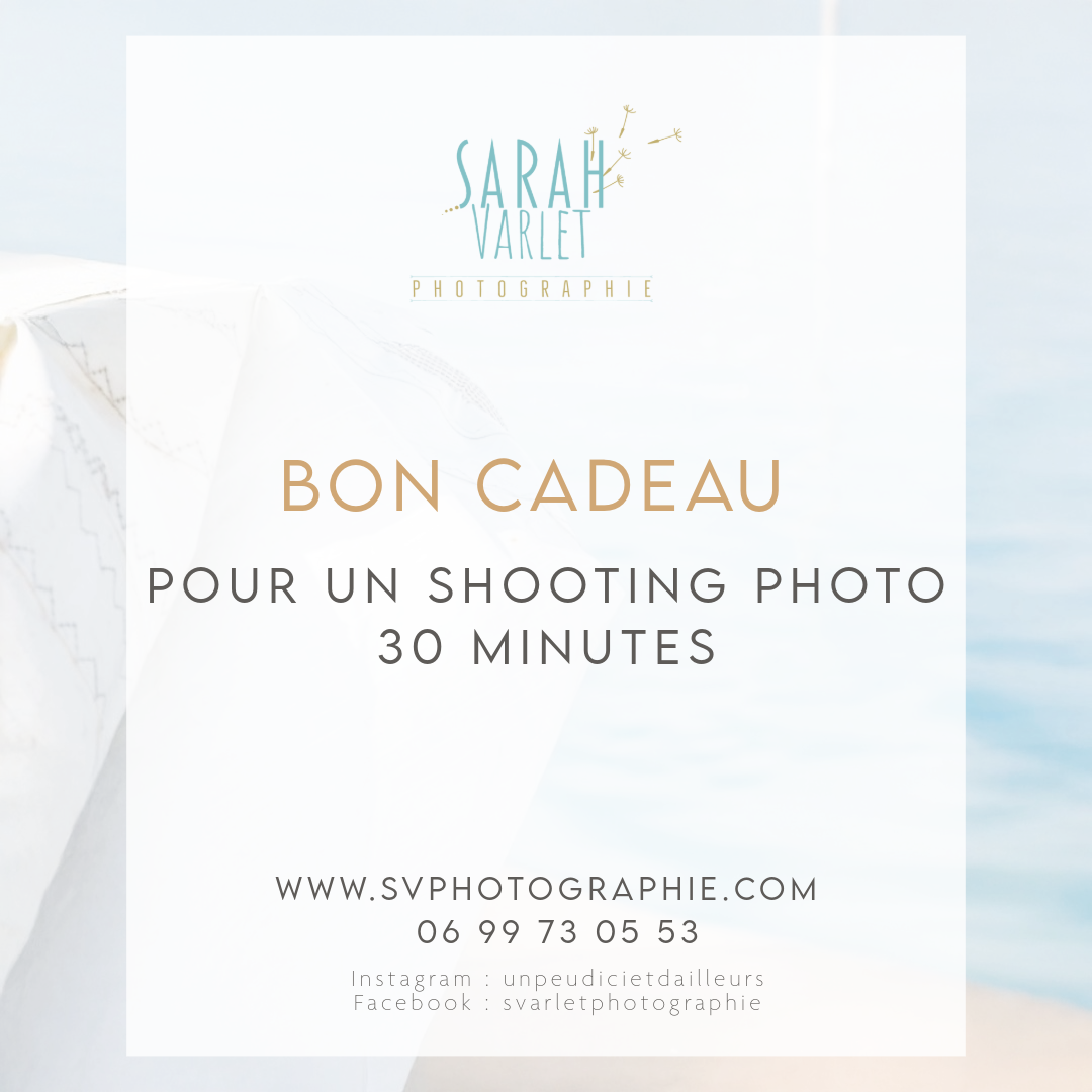 Shooting Photos 30 min - Bon cadeau