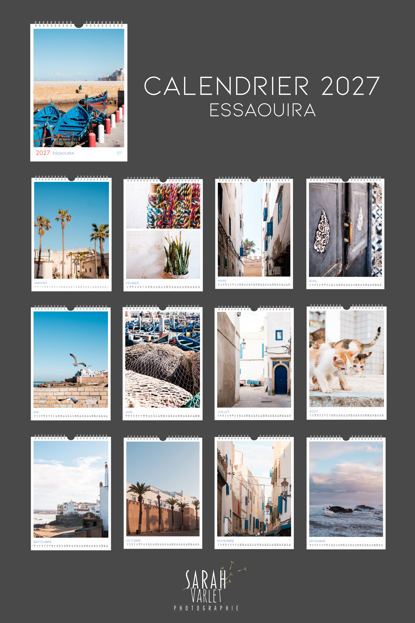 Calendrier Photos 2027 - Essaouira with love