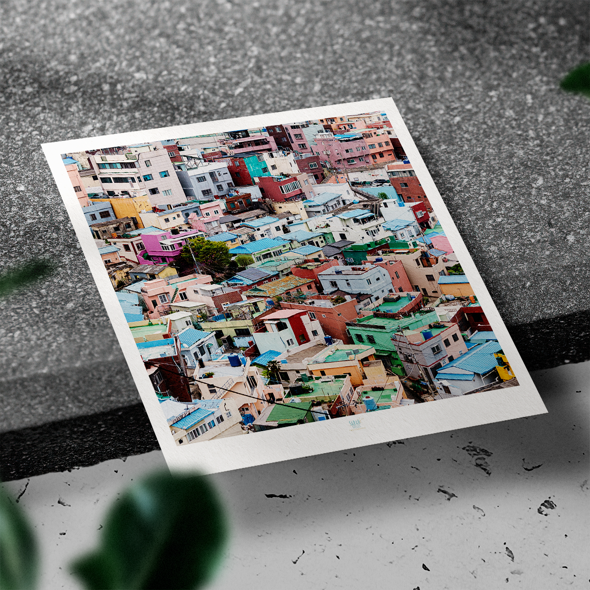 Photographe sarah Varlet Carte Postale Corée du Sud Busan Village de Gamcheon