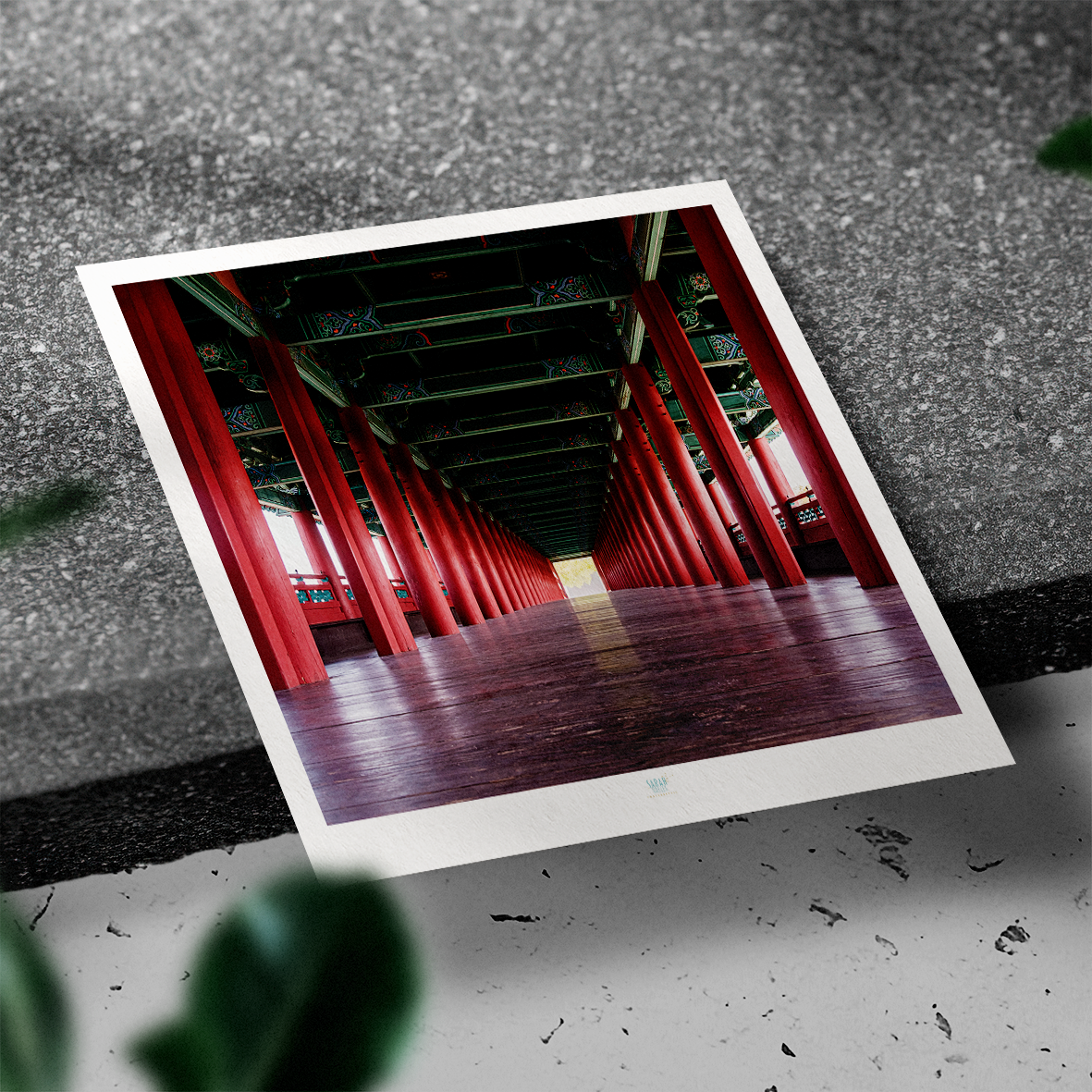 Photographe sarah Varlet Carte Postale Corée du Sud Gyeongju Pont Woljeonggyo (월정교)