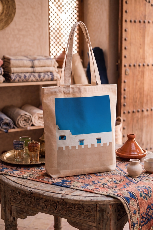 Tote Bag en coton recyclé - Collection Maroc