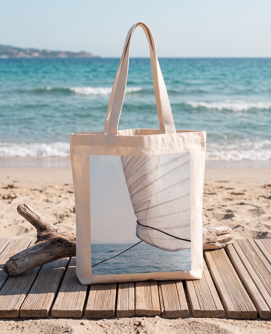 Tote Bag en coton recyclé - Collection Prendre le Large