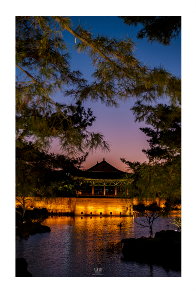 Photo Corée du Sud Gyongju palais de Donggung et l’étang de Wolji
