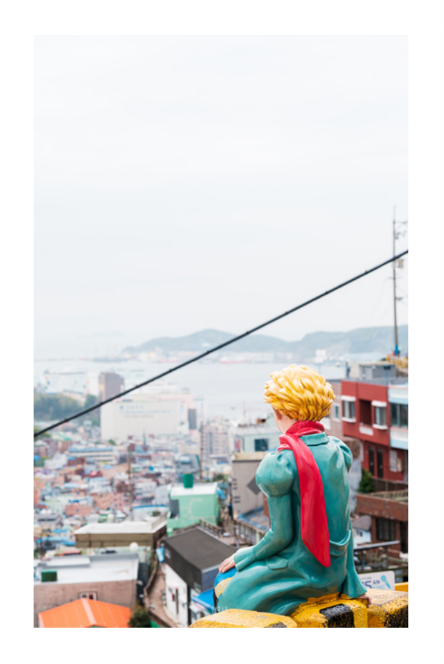 Photo Corée du Sud  Busan Le petit prince Gamcheon Village