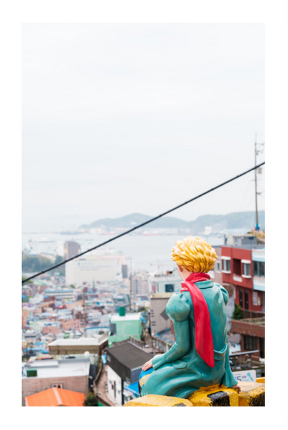 Photo Corée du Sud  Busan Le petit prince Gamcheon Village