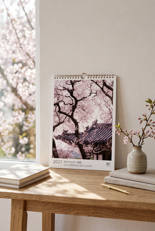 Calendrier photos 2027 - Corée : sous les cerisiers