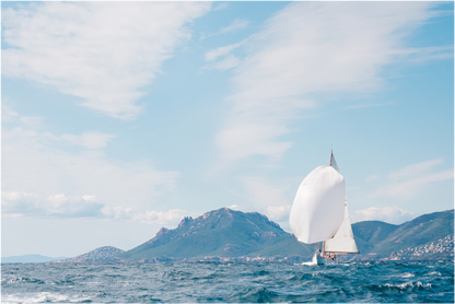 Sarah Varlet - Photo Affiche Poster - Décoration - Sailing photographie - bateau Régates Royales Cannes - Classic Yacht 