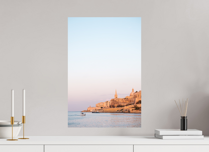40 x 60 cm, Photo Print On Fuji Crystal DP II Coucher de soleil sur Valletta - Malte