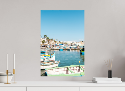 40 x 60 cm, Photo Print On Fuji Crystal DP II Marsaxlokk, village de pêcheurs - Malte