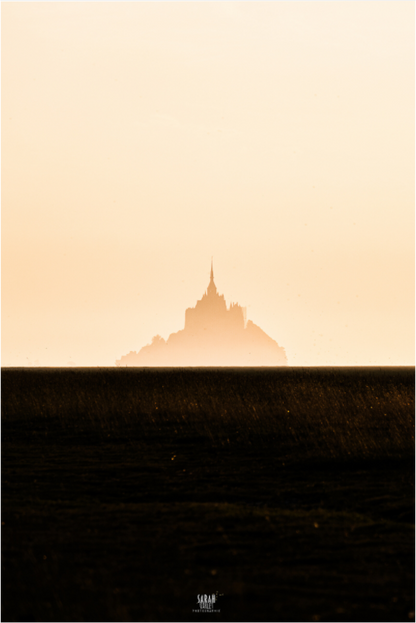 Photographie Mont Saint Michel coucher de soleil  Sarah Varlet 
