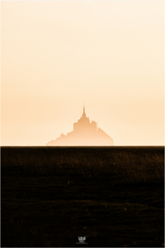 Photographie Mont Saint Michel coucher de soleil  Sarah Varlet 