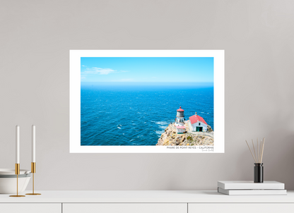 Photographie Décoration Sarah Varlet Phare de Pont Reyes Californie USA
