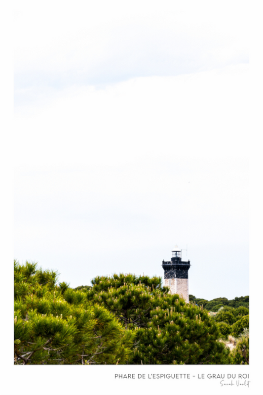 Photographie Décoration Sarah Varlet Phare de L'Espiguette Le Grau du Roi Camargue