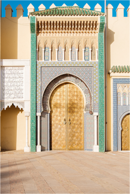 Sarah Varlet - Photo Affiche Poster - Décoration - Maroc - Voyage - Porte - Fes