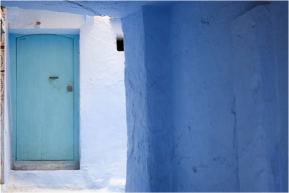 Photographie Décoration Tirage Photo Sarah VARLET Chefchouen Maroc Bleu