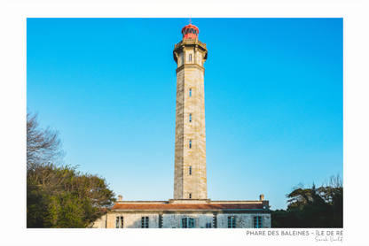 Photographie Décoration Sarah Varlet Phare des Baleines Ile de Ré 