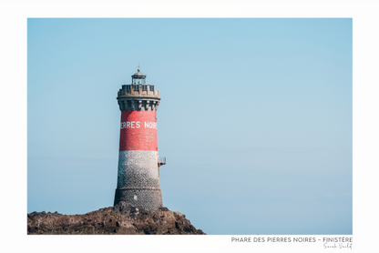 Photographie Décoration Sarah Varlet Phare des Pierres Noires Mer d'Iroise Finistère Bretagne Le Conquet