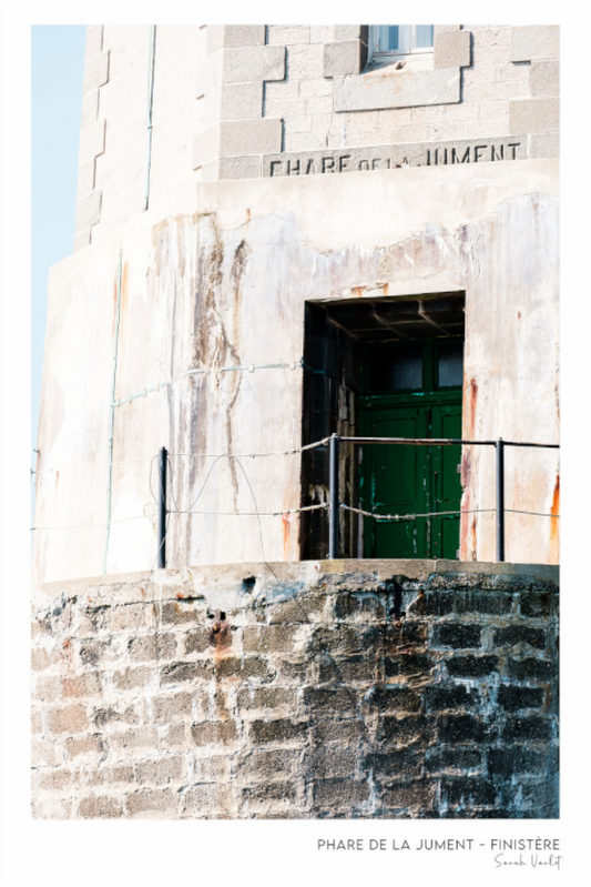 Photographie Décoration Sarah Varlet Phare de la Jument Ouessant Finistère Bretagne Mer d'Iroise